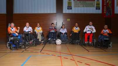 Journée de championnat de Foot-Fauteuil à Saint-Martin-d’Hères le 4 mars